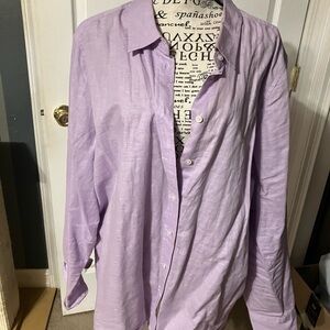 J. Crew Light purple linen Shirt